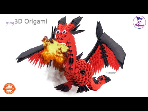 Creagami - Set origami 3D, Dragon