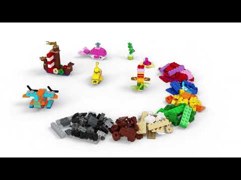 LEGO Classic -  Distractie Creativa in Ocean 11018, 333 piese