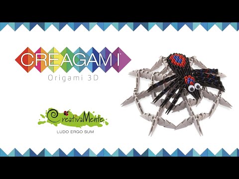 Creagami: Set origami 3D, Păianjen cu pânză
