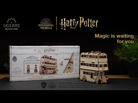 UGEARS - Autobuz Rătăcitor, model mecanic