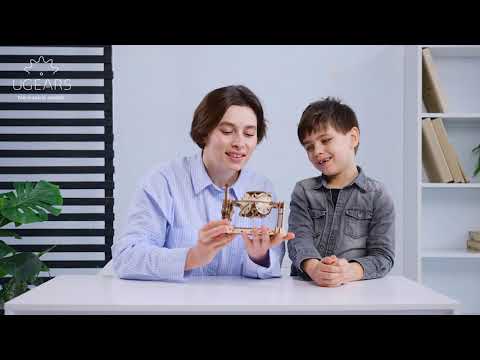 UGEARS STEM - Generator aleatoriu, model mecanic