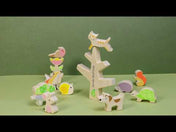 Prietenii din grădină stivuiți - 16 piese - Tender Leaf Toys