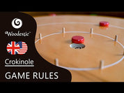 Mini Crokinole Készlet – Dió joc de societate în limba maghiară