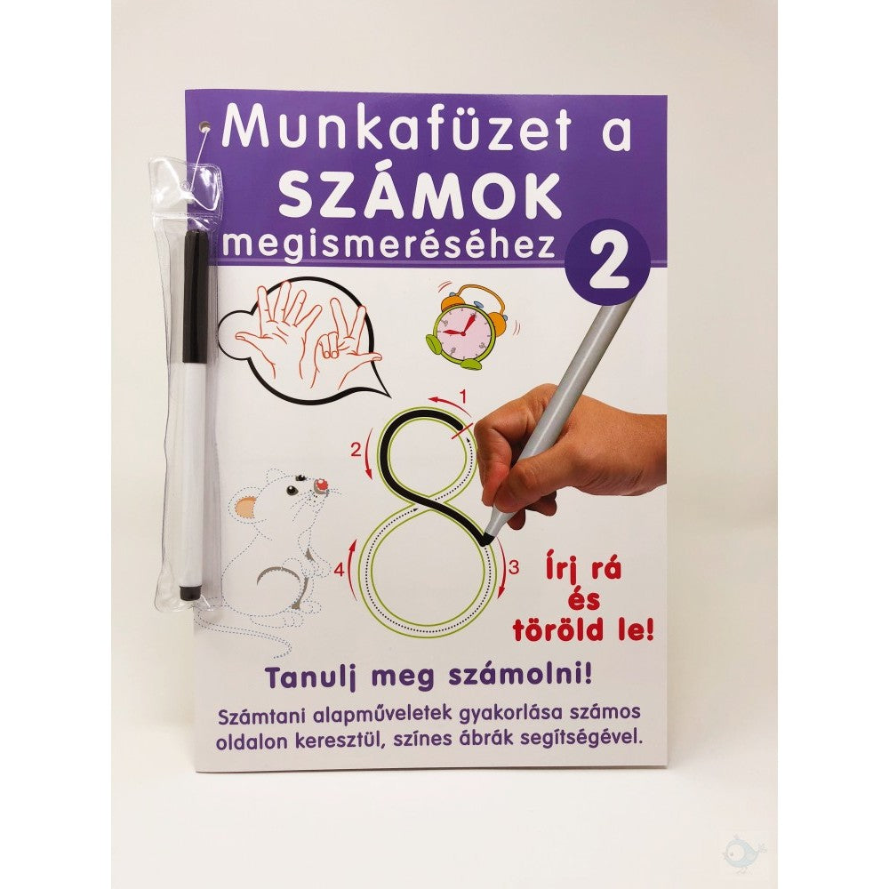 Írj rá és törölj - Tanulj meg számolni Munkafüzet Joc în limba maghiară