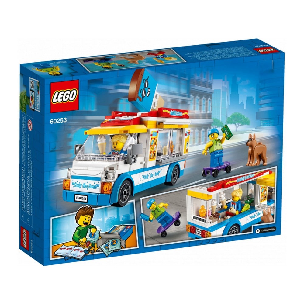 LEGO City -  Furgoneta cu inghetata 60253, 200 piese