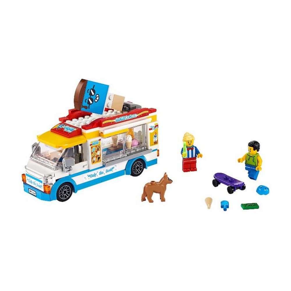 LEGO City -  Furgoneta cu inghetata 60253, 200 piese