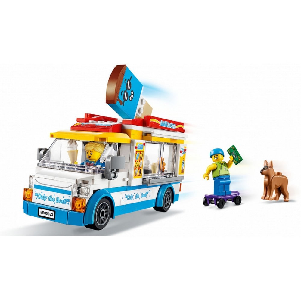 LEGO City -  Furgoneta cu inghetata 60253, 200 piese