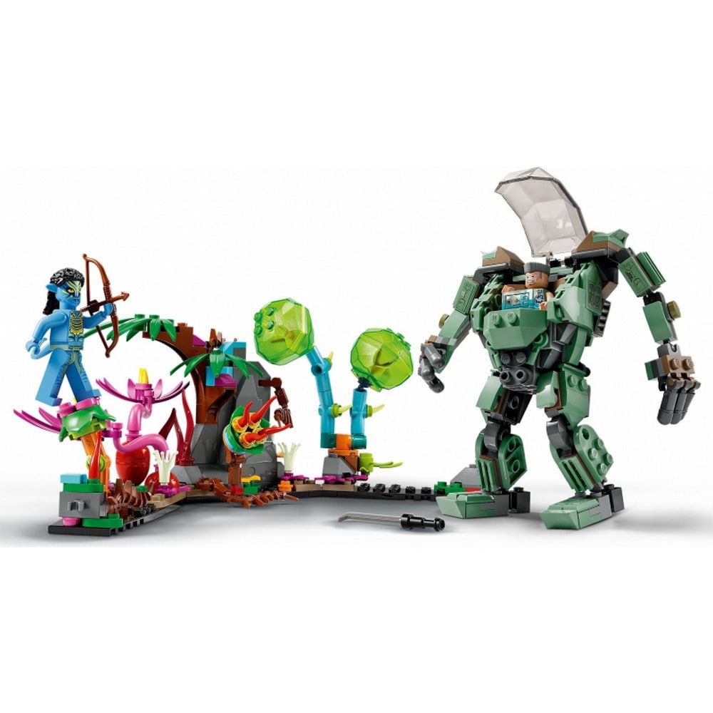 LEGO Avatar Neytiri si Thanator vs. Robotul AMP Quaritch 75571
