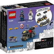 LEGO Marvel Super Heroes -  Captain America versus Hyrda 76189, 49 piese