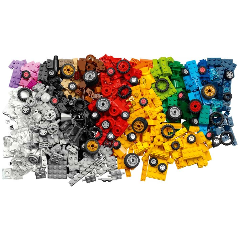 LEGO Classic -  Caramizi si roti 11014, 653 piese