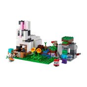LEGO Minecraft: Ferma cu iepuri 21181, 340 piese
