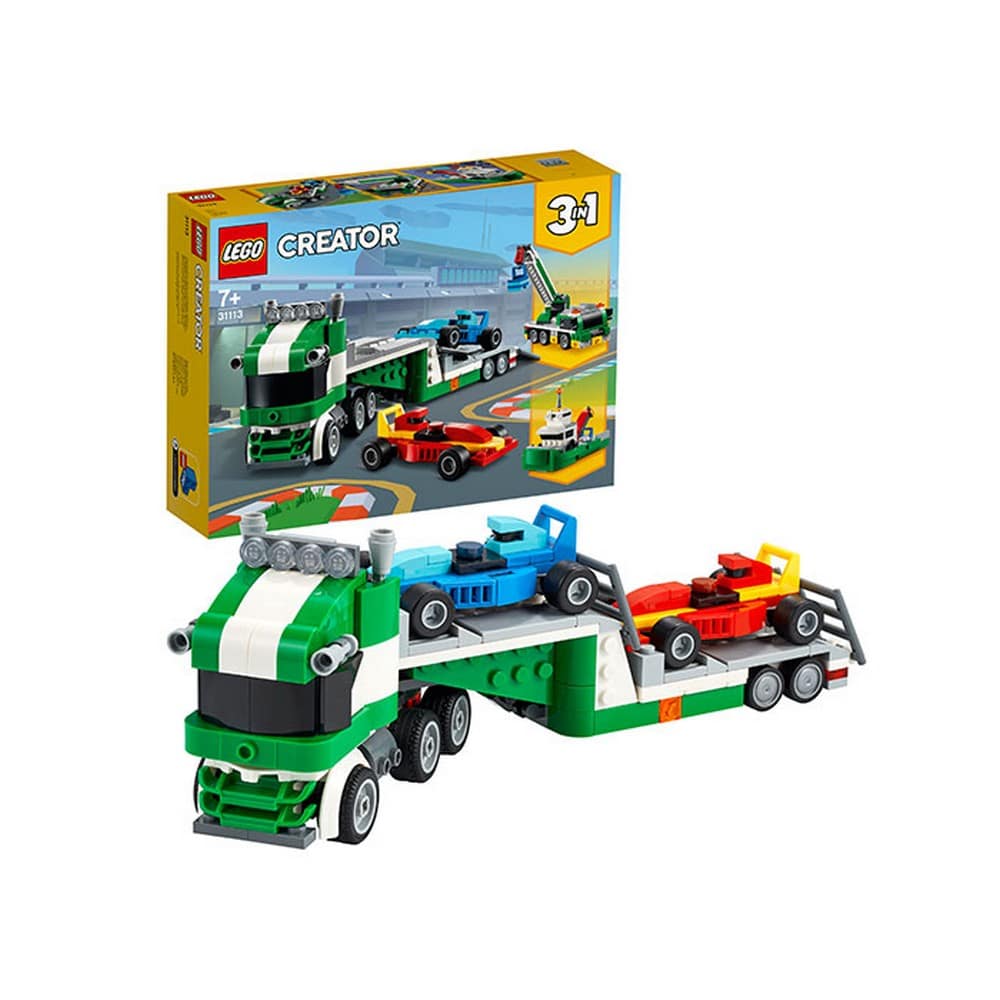 LEGO Creator -  Transportor de masini de curse 31113, 328 piese