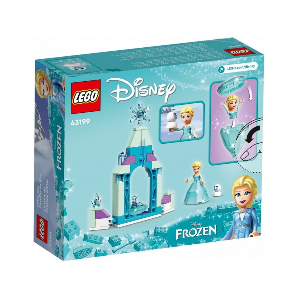 LEGO Disney -  Curtea Castelului lui Elsa 43199, 53 piese