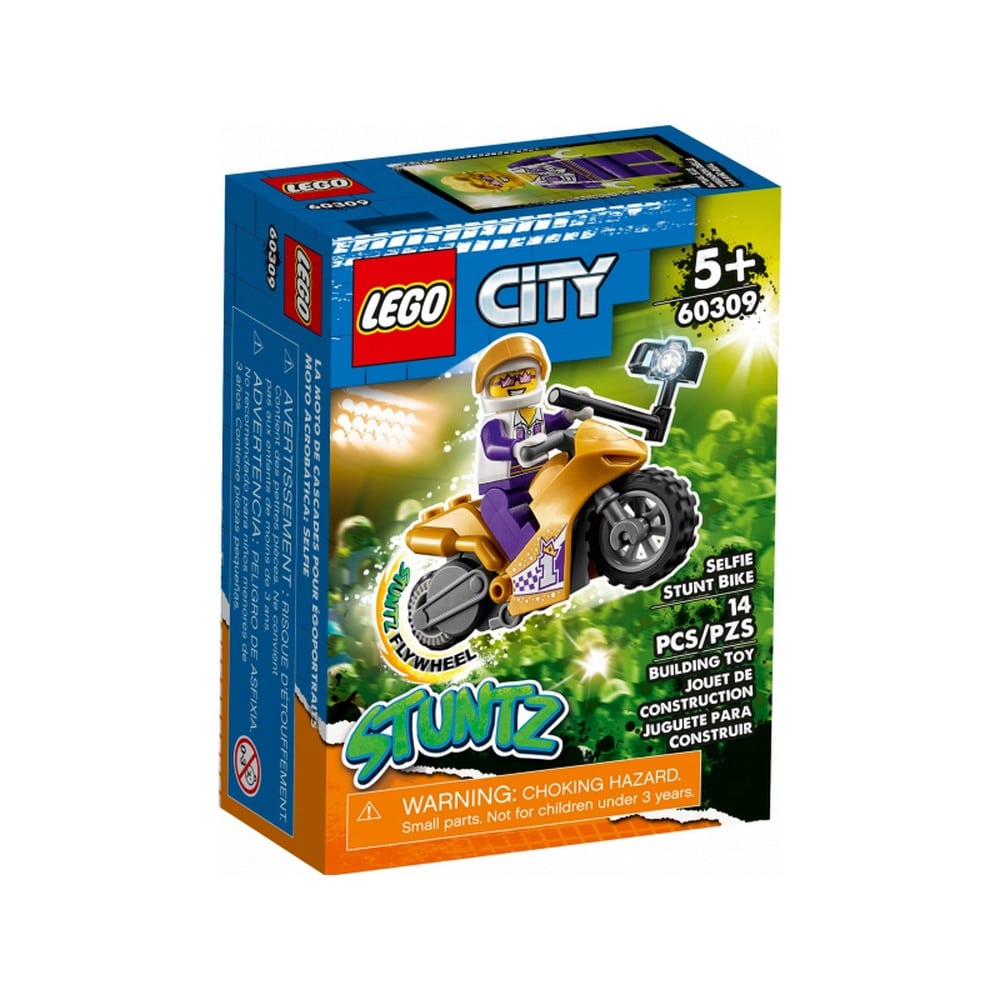 LEGO City Motocicleta de cascadorii Selfie 60309