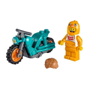 LEGO City -  Motocicleta de cascadorii Gaina 60310, 10 piese