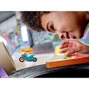 LEGO City -  Motocicleta de cascadorii Gaina 60310, 10 piese