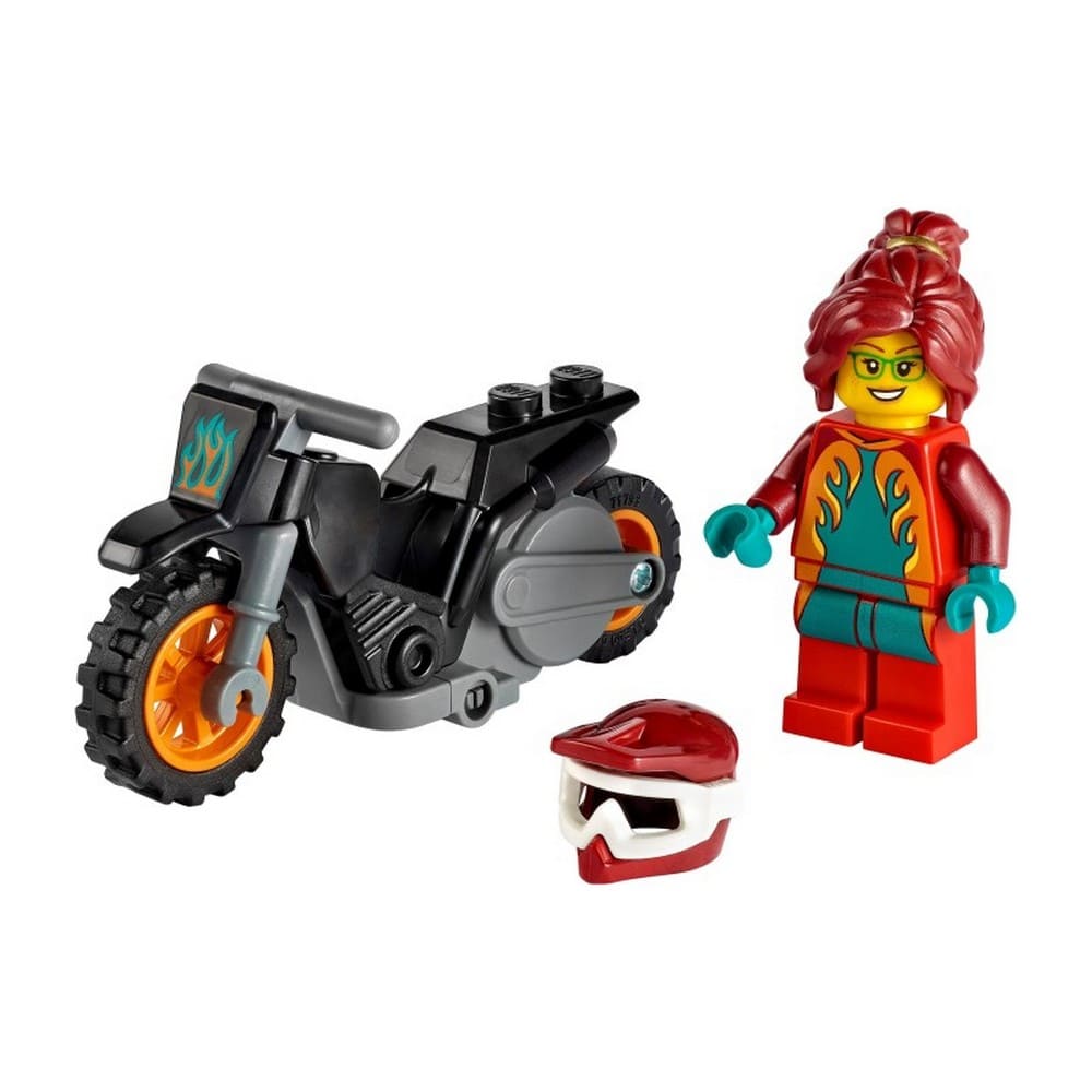 LEGO City Motocicleta de cascadorii Flacara 60311