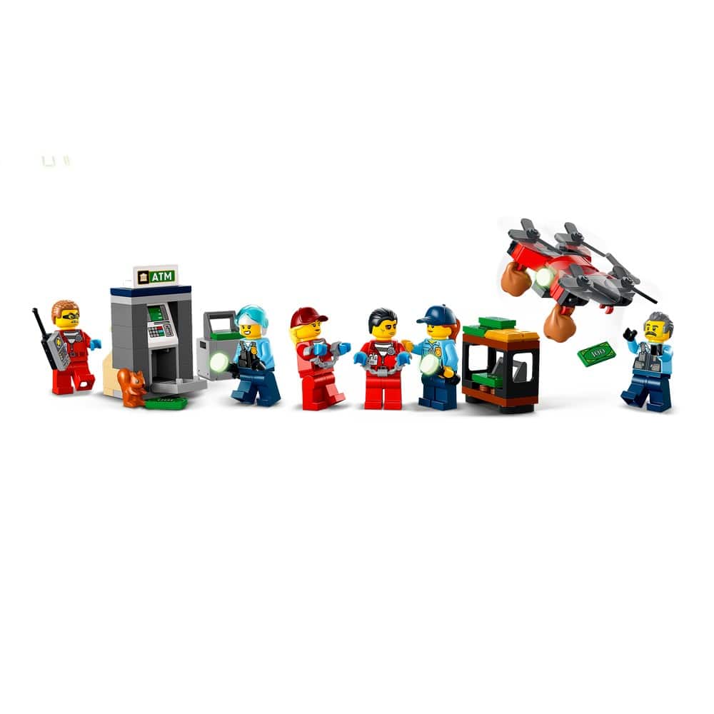 LEGO City Poliția în urmărire la bancă 60317