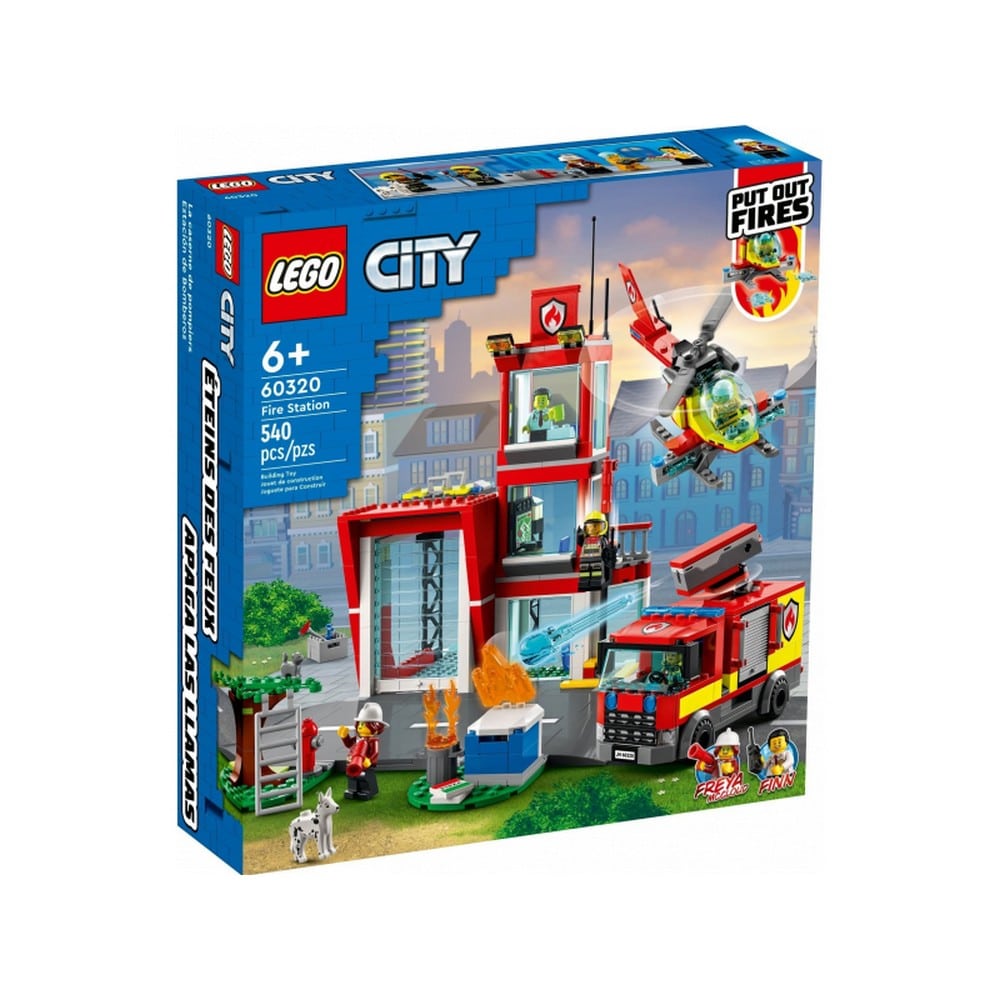 LEGO City -  Statia de pompieri 60320, 540 piese