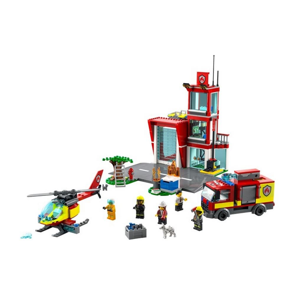 LEGO City -  Statia de pompieri 60320, 540 piese