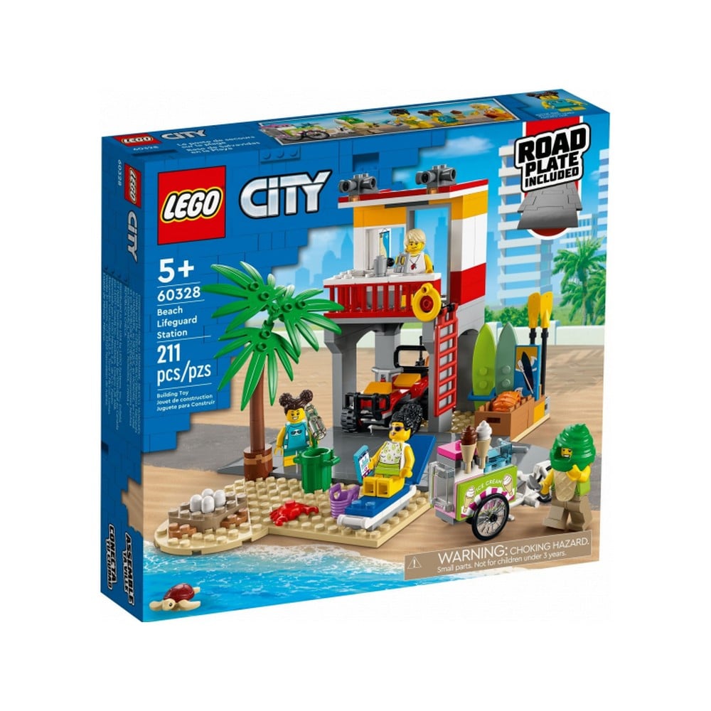 LEGO City -  Sediul salvamarilor 60328, 211 piese