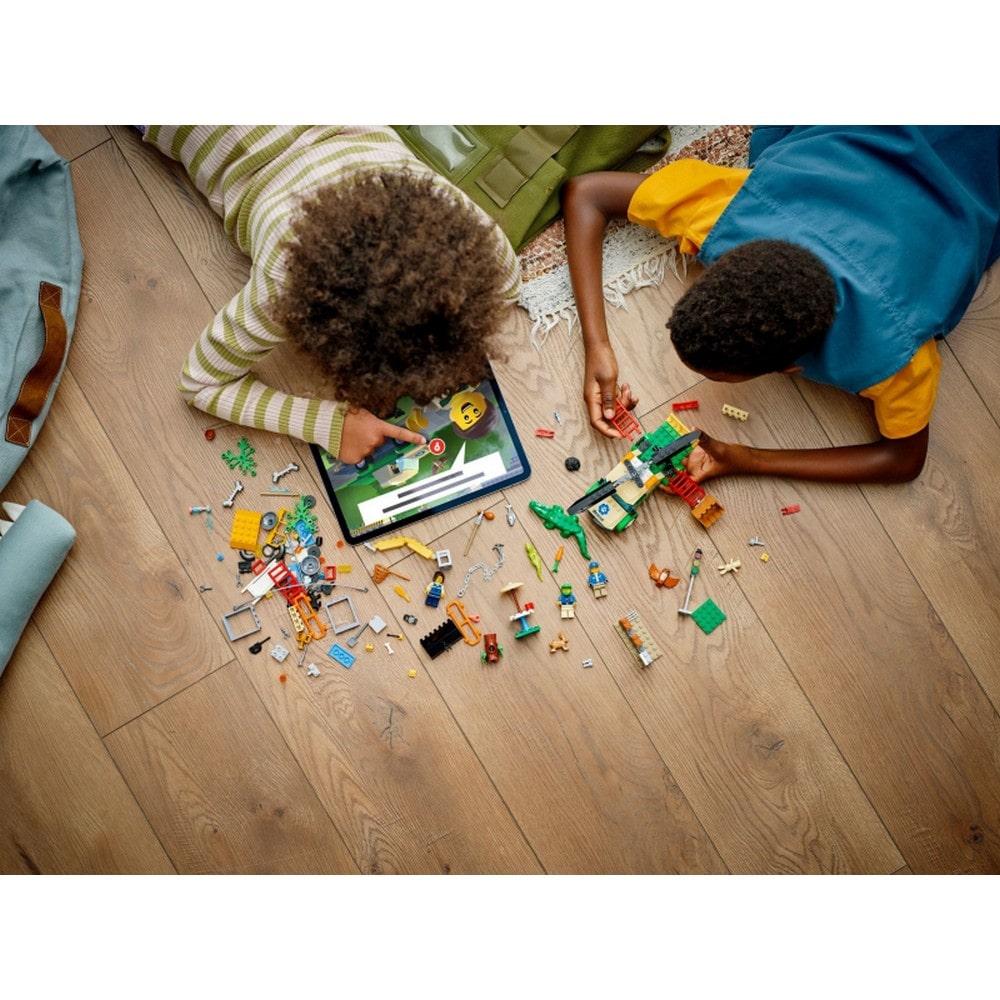 LEGO City -isiuni de salvare a animalelor salbatice 60353, 246 piese
