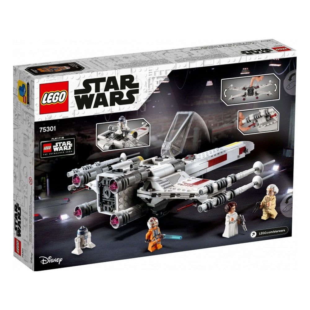 LEGO Star Wars -  Nava X-Wing al lui Luke Skywalker 75301, 474 piese