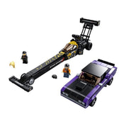 LEGO Speed Champions -  Mopar Dodge//SRT Top Fuel Dragster si 1970 Dodge Challenger T/A 76904, 627 piese