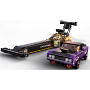 LEGO Speed Champions -  Mopar Dodge//SRT Top Fuel Dragster si 1970 Dodge Challenger T/A 76904, 627 piese