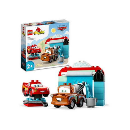 LEGO DUPLO Distractie la spalatorie cu Lightning McQueen si Mater 10996