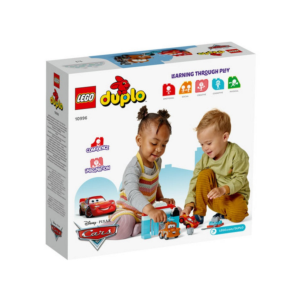 LEGO DUPLO Distractie la spalatorie cu Lightning McQueen si Mater 10996