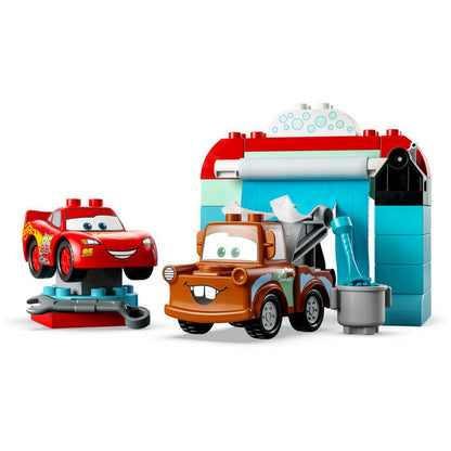 LEGO DUPLO Distractie la spalatorie cu Lightning McQueen si Mater 10996