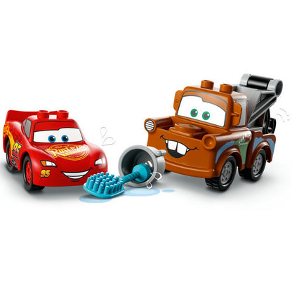 LEGO DUPLO Distractie la spalatorie cu Lightning McQueen si Mater 10996