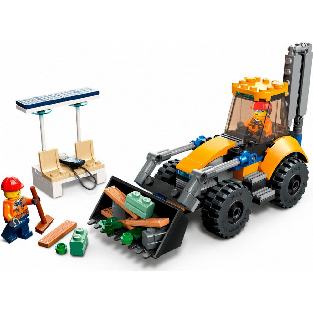 LEGO City Excavator de constructii 60385, 148 piese