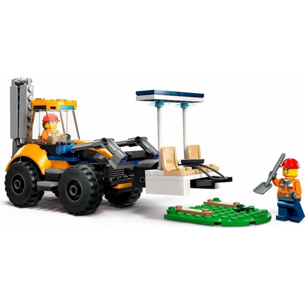 LEGO City Excavator de constructii 60385, 148 piese