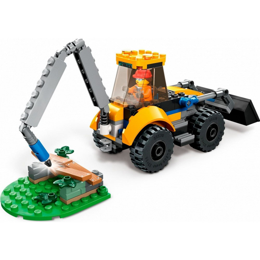 LEGO City Excavator de constructii 60385, 148 piese