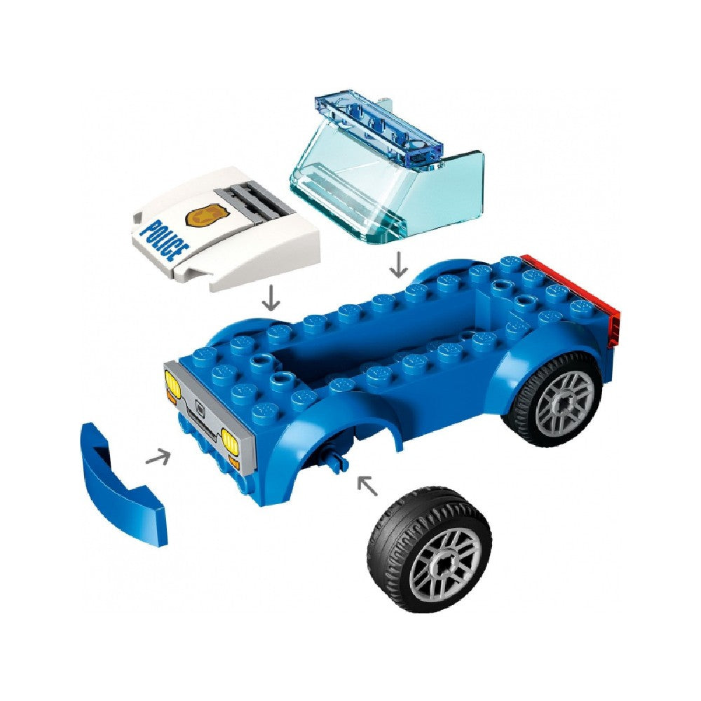 LEGO City Urmarire la sectia de politie 60370, 172 piese