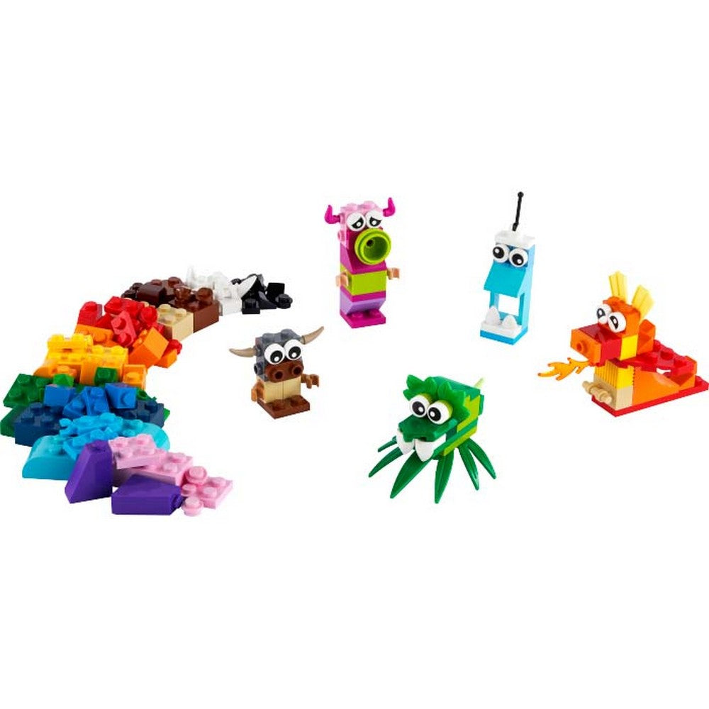 LEGO Classic -  Monstri Creativi 11017, 140 piese