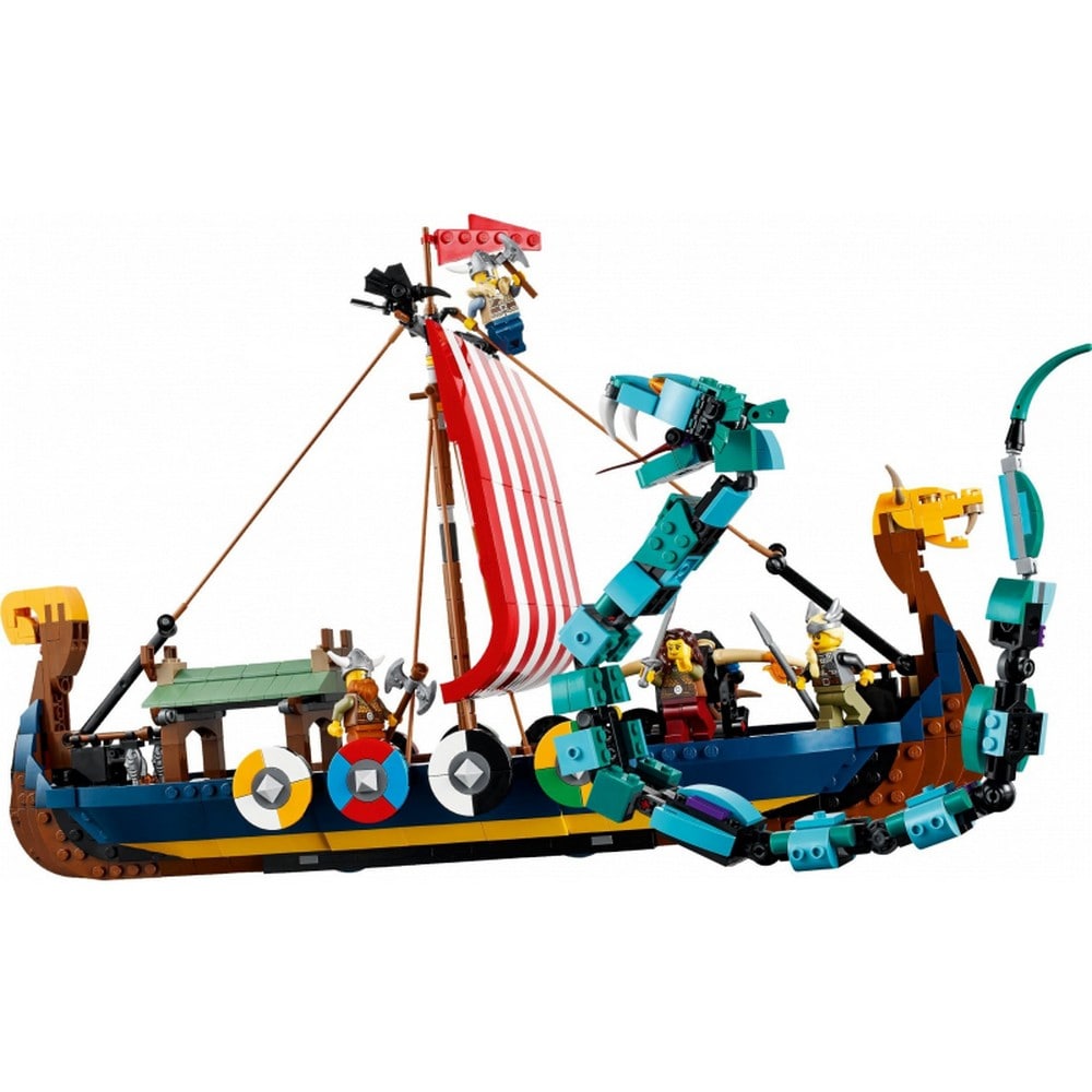 LEGO Creator -  Corabia Vikingilor si Sarpele Midgard-ului 31132, 1192 piese