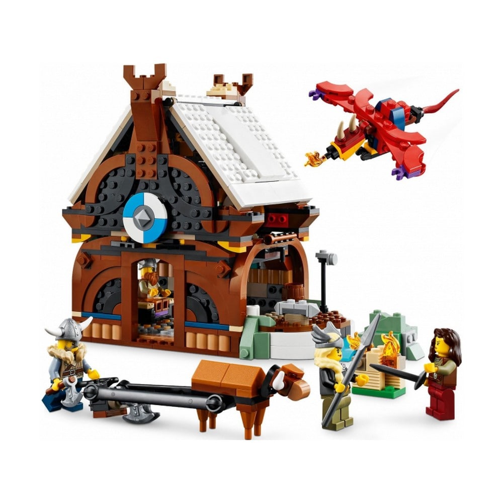 LEGO Creator -  Corabia Vikingilor si Sarpele Midgard-ului 31132, 1192 piese