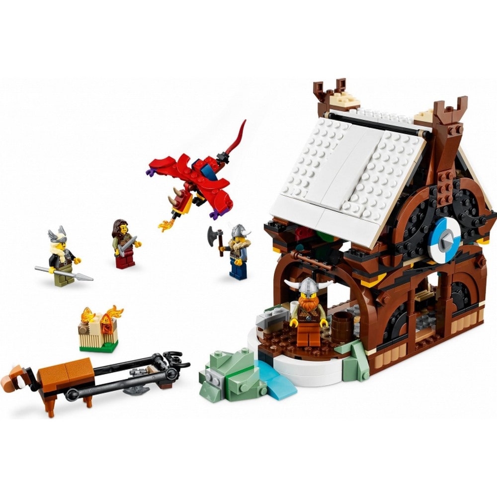 LEGO Creator -  Corabia Vikingilor si Sarpele Midgard-ului 31132, 1192 piese