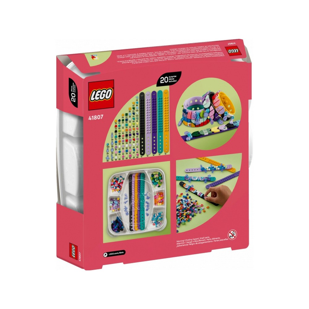 LEGO DOTS Mega pachet Designer de bratari 41807, 388 piese