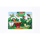 Melissa & Doug Puzzle magnetic cu plasă de fluturi - 10 piese