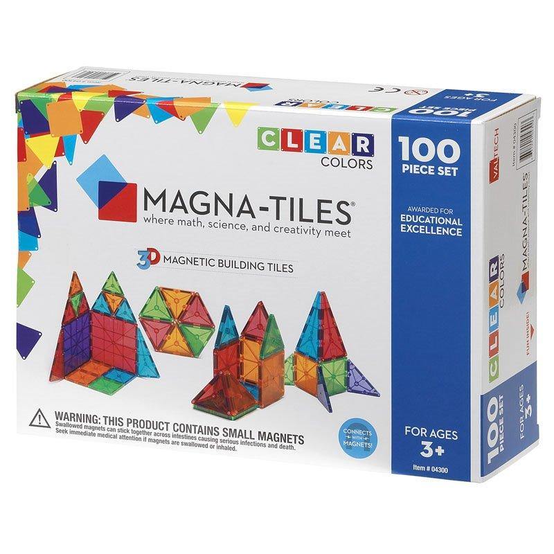 Magna Tiles Clear Colors Set 100 piese-Magna-1-Jocozaur