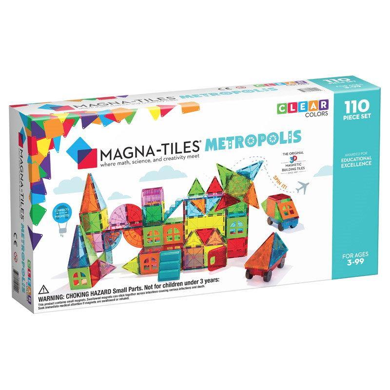 Magna Tiles Metropolis set magnetic 110 piese-Magna-1-Jocozaur