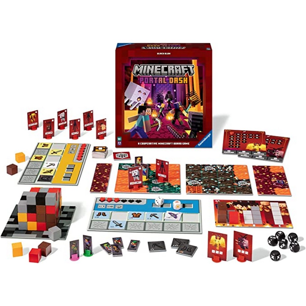 Minecraft Portal Dash joc de societate multilingvistic