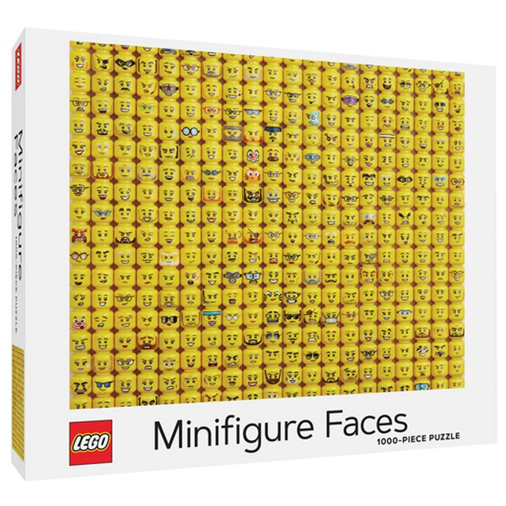 Puzzle LEGO - Fețele minifigurilor, 1000 de piese