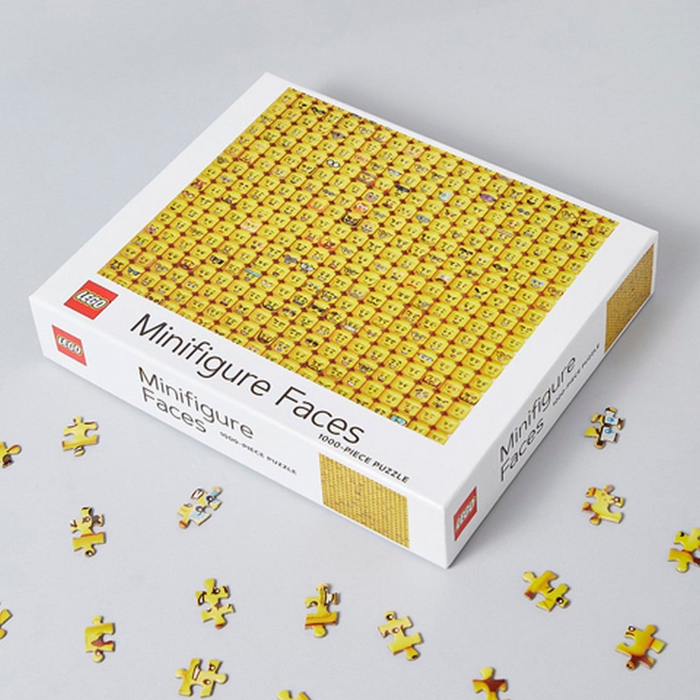 Puzzle LEGO - Fețele minifigurilor, 1000 de piese