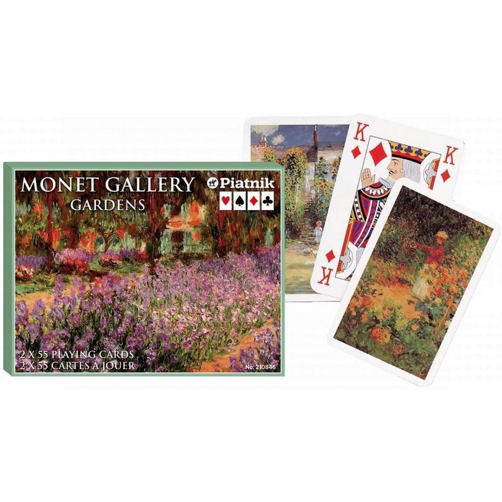 Set de cărți 2x55 - Monet: Gardens
