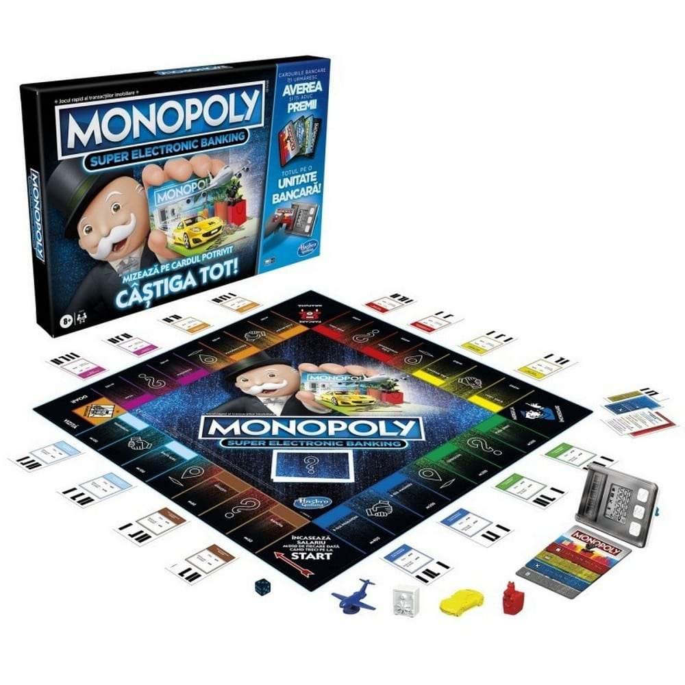 Monopoly Super Electronic Banking - Castiga Tot - Jocozaur.ro - Omul potrivit la jocul potrivit